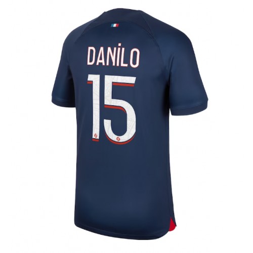 Pánský Fotbalový dres Paris Saint-Germain Danilo Pereira #15 2023-24 Domácí Krátký Rukáv